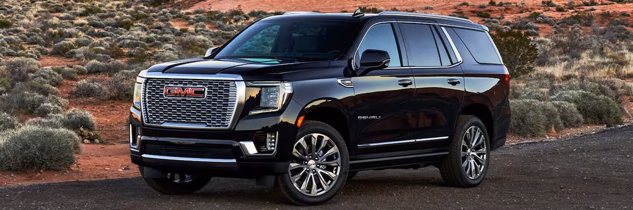 Houston SUV Rental A 2025 black GMC Yokun XL Denali SUV Houston Rentals