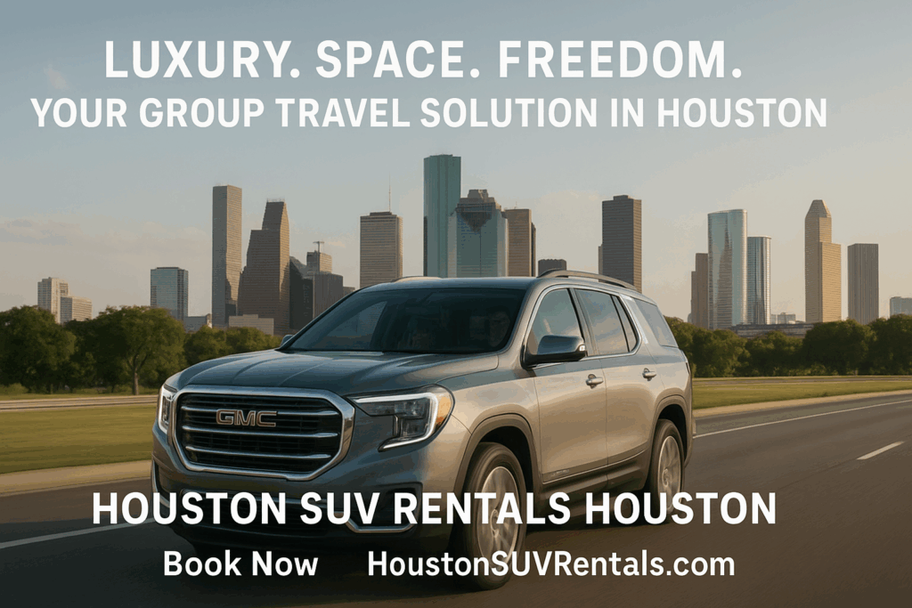 Rent a Luxury SUV for a Week in Houston, Texas – Premium Comfort Meets Unmatched Convenience Houston SUV Rentals Your Group Travel Solution In Houston